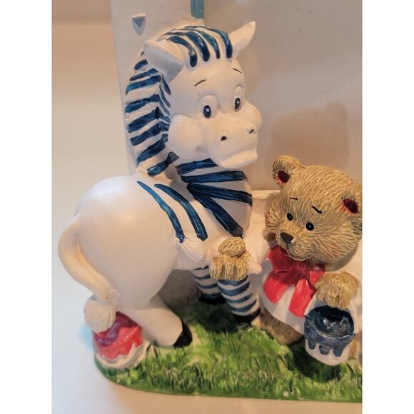 3D Zoo Animals Frame Burnes of Boston Nursery Decor Colorful Whimiscal - Picture 4 of 10